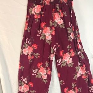 Flowered Dress pants